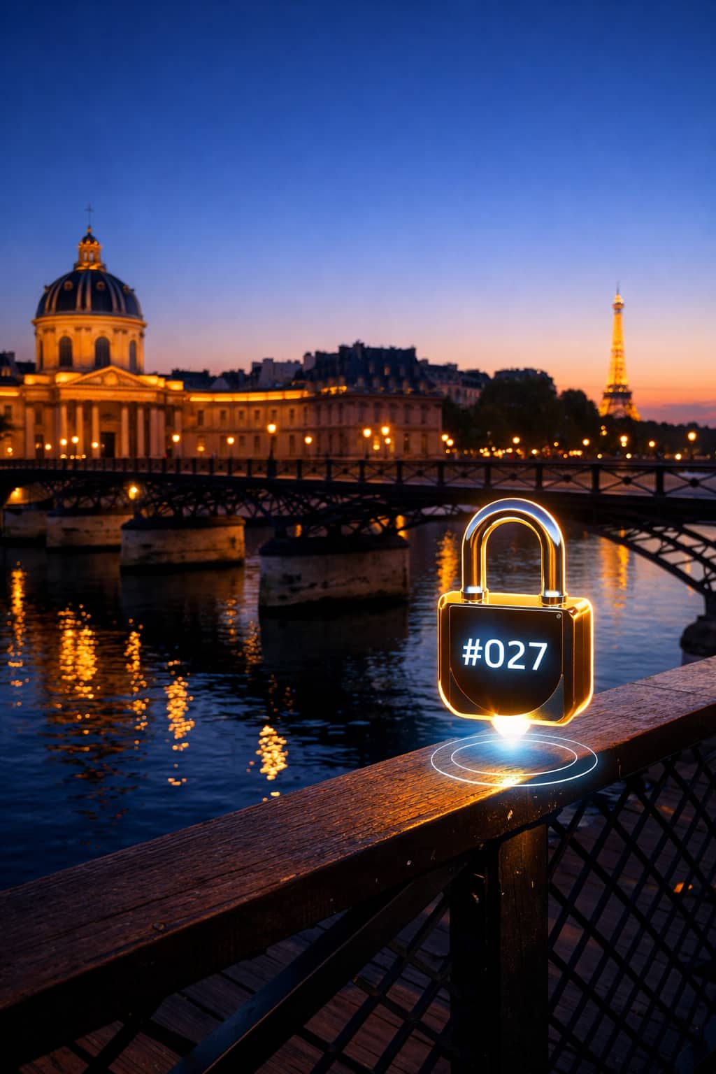 Pont des Arts Paris mobile view